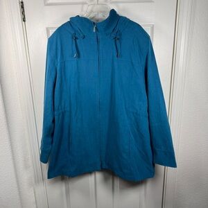 London Fog Teal Women's Utility Jacket
